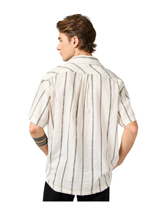 Wrangler Wrangler Camicia 112362750 Beige Relaxed Fit