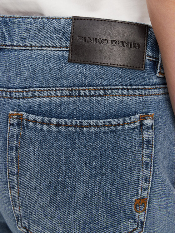 PINKO PINKO Traperice Robin 104607 A2E1 Plava Straight Leg