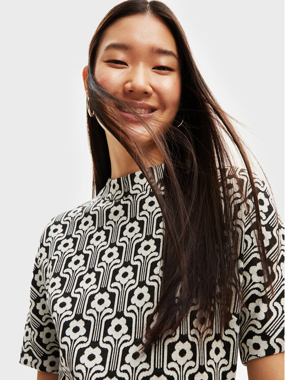 Vestito di maglia Karen 22WWVK72 Beige Regular Fit...