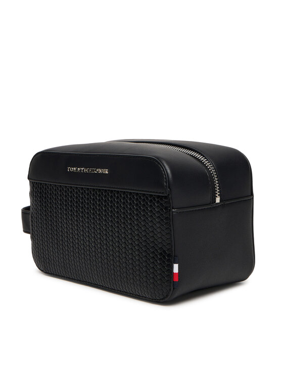 Tommy Hilfiger Tommy Hilfiger Несесер Th Woven Washbag AM0AM13838 Черен