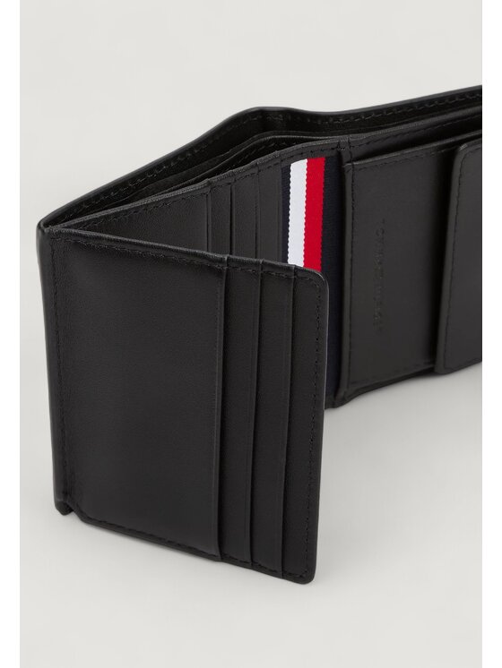 Tommy Hilfiger Tommy Hilfiger Πορτοφόλι TH CENTRAL TRIFOLD Μαύρο