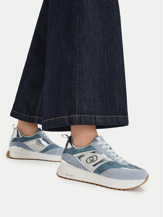 Liu Jo Liu Jo Sneakersy Maxi Wonder 97 BA6007 PX878 Modrá