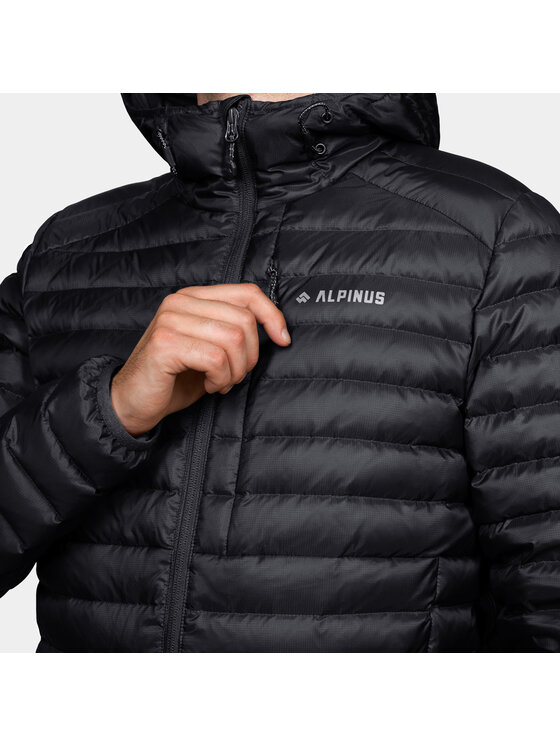 Alpinus Alpinus Kurtka puchowa Kiruna Czarny Regular Fit