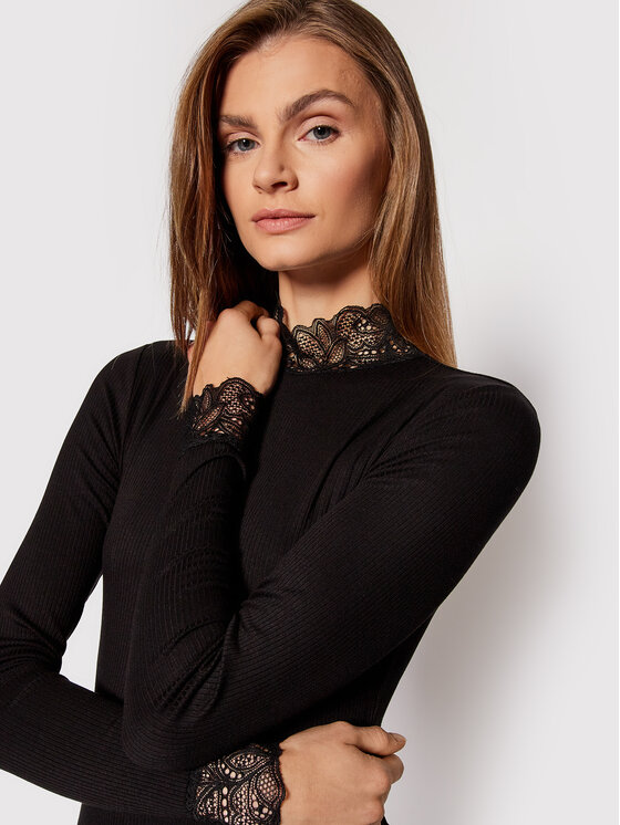 Blusa Elle 26024677 Nero Regular Fit
