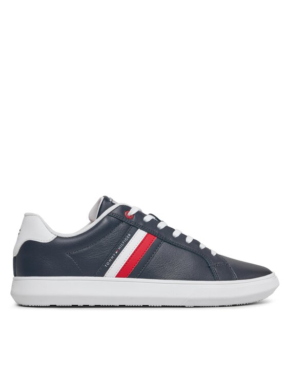 Sneakers Tommy Hilfiger Essential Leather Cupsole FM0FM04921 Albastru