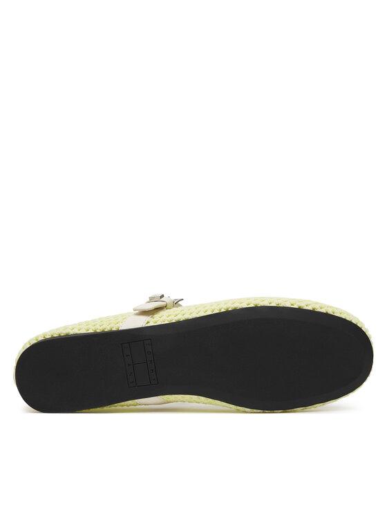 Tommy Jeans Tommy Jeans Baleriny Tjw Knitted Ballerina EN0EN03030 Biały