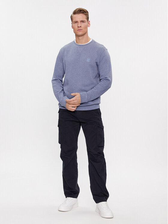 BOSS Boss Hlače Sista-Cargo-1 50509100 Tamnoplava Regular Fit