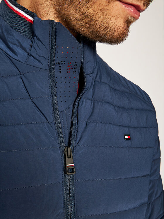 Tommy Hilfiger Kurtka puchowa Stepp MW0MW15755 Granatowy Regular Fit Modivo.pl