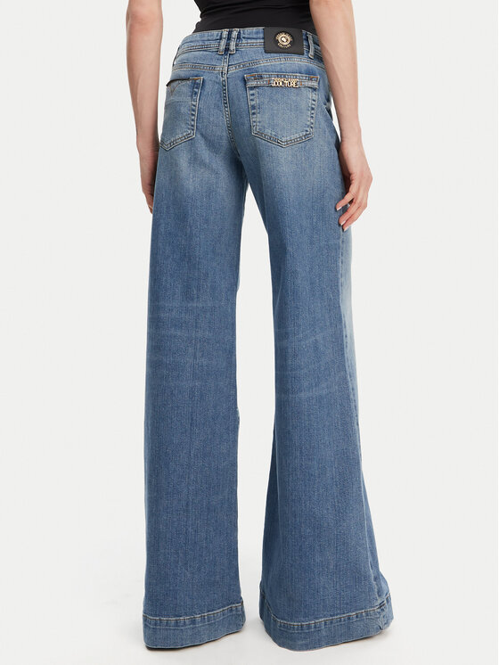Versace Jeans Couture Versace Jeans Couture Blugi 78HAB561 Albastru Wide Leg