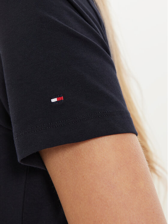 Tommy Hilfiger Tommy Hilfiger T-Shirt Nautical Graphic WW0WW43652 Modrá Slim Fit