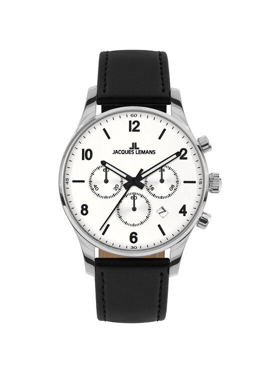 Jacques Lemans Jacques Lemans Ρολόι 1-2126B Μαύρο