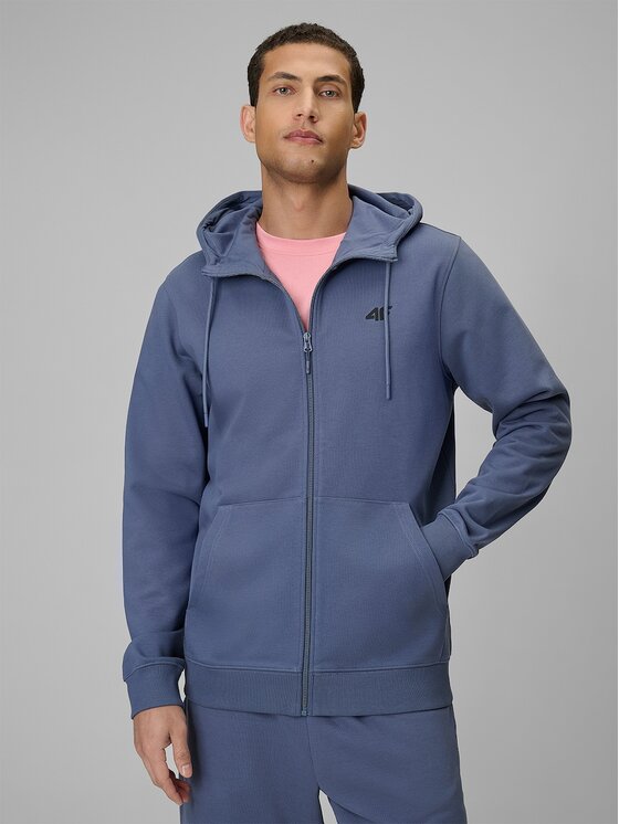 4F 4F Felpa 4FRSS26TSWSM3106-32S Blu scuro Regular Fit
