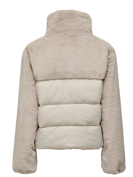 ONLY ONLY Winterjacke 15292945 Beige Regular Fit