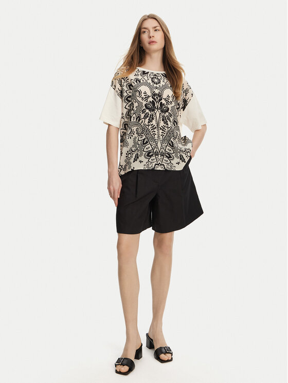 Weekend Max Mara Weekend Max Mara T-Shirt Pampas 2515941082 Beżowy Relaxed Fit