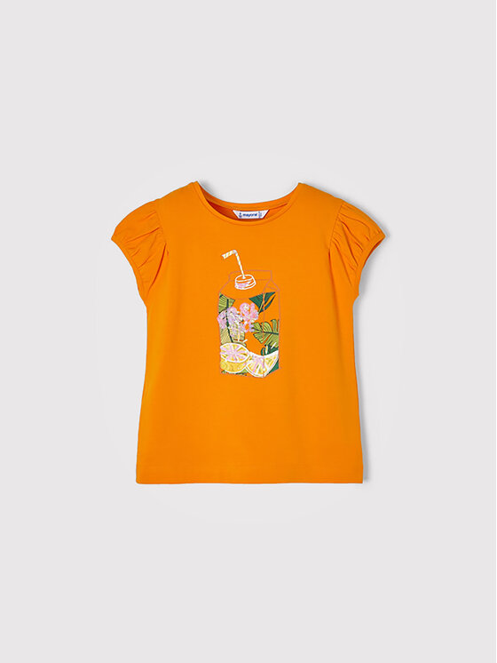 T-shirt 3047 Arancione Regular Fit