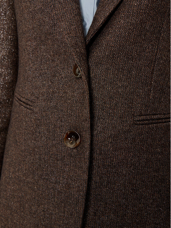 Marella Marella Giacca da abito Seme 2423046012 Marrone Regular Fit