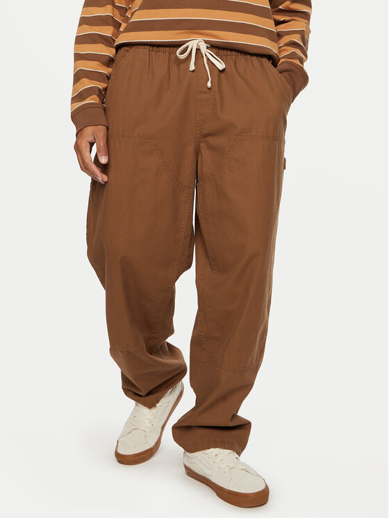 Pantaloni vans uomo marroni shop