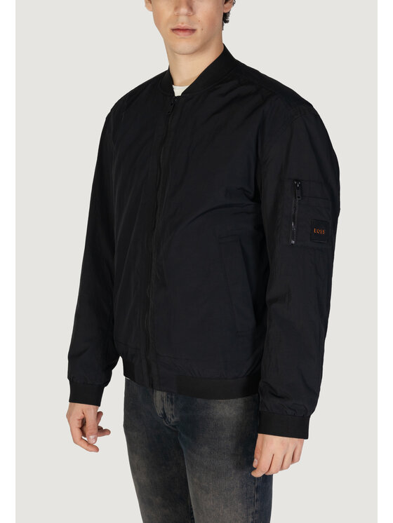 BOSS BOSS Giacca di pelle Olmec 10269898 01 Nero To Fit