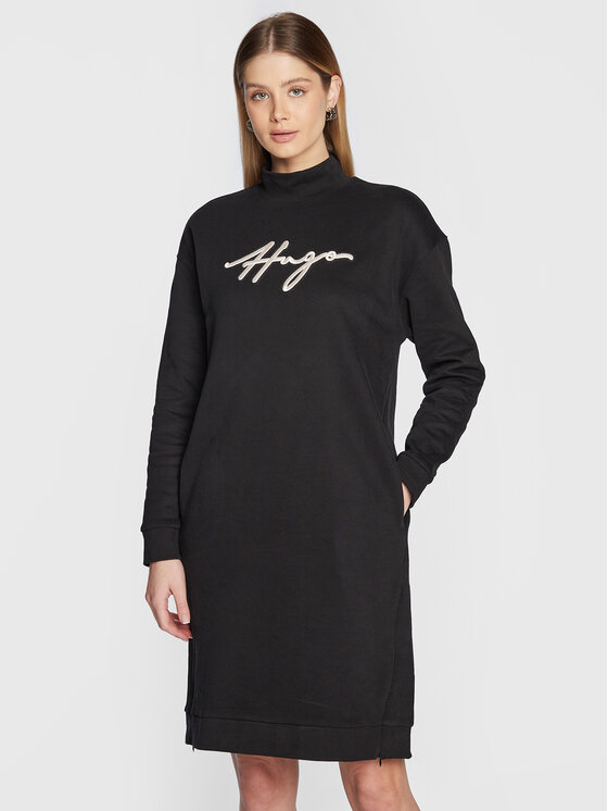 Hugo Robe en tricot Nazomi 50474967 Noir Regular Fit | Modivo.fr