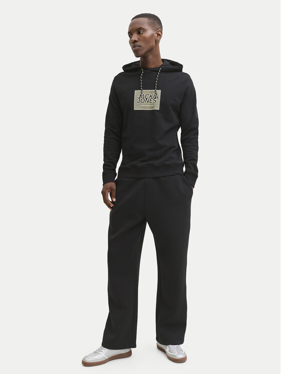 Jack & Jones Jack & Jones Μπλούζα Rain 12288098 Μαύρο Regular Fit