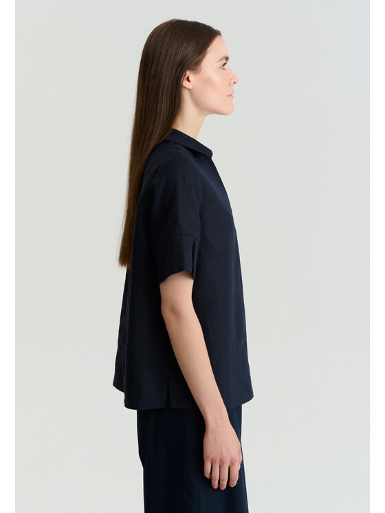TATUUM TATUUM Bluzka DENITA Granatowy Loose Fit