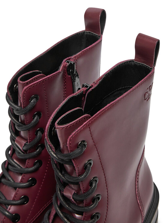 Calvin Klein Jeans Calvin Klein Jeans Scarponcini Flatform YW0YW01535 Bordeaux