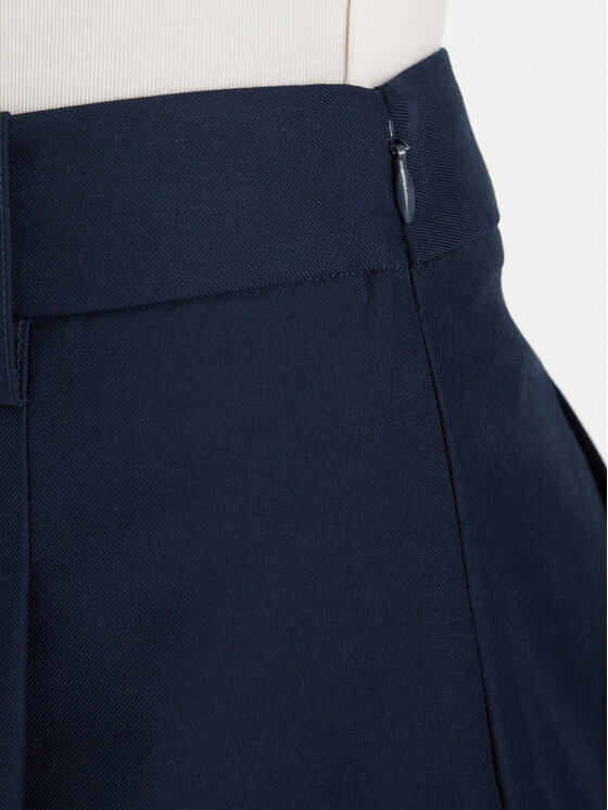 Tommy Jeans Tommy Jeans Trapezförmiger Rock Varsity Pleated DW0DW22758 Dunkelblau Regular Fit