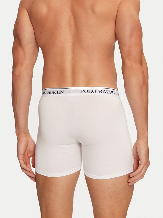 Polo Ralph Lauren Polo Ralph Lauren Набір з 3 пар боксерів 714835887003 Білий