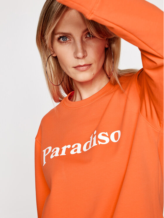 Felpa Paradiso 2020-DRV-004_COR Arancione Fitted