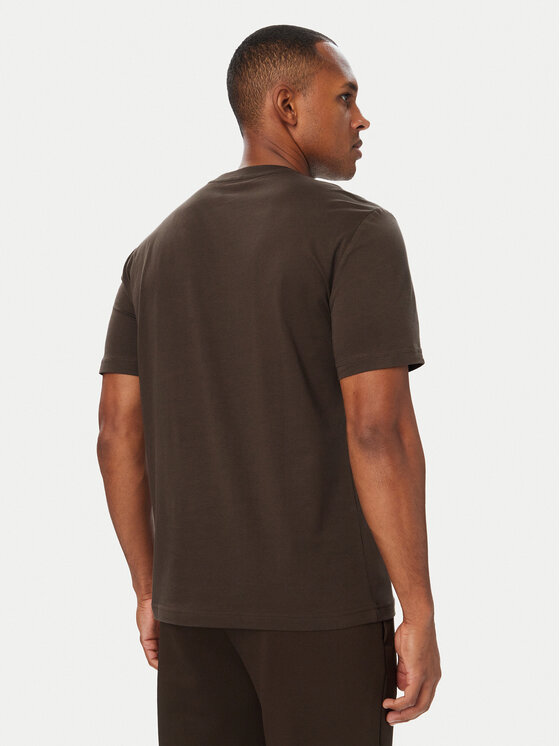 EA7 Emporio Armani EA7 Emporio Armani T-shirt 7M002415 AF10375 U6027 Tamno smeđa Regular Fit
