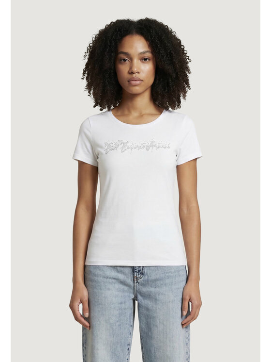 EA7 Emporio Armani EA7 Emporio Armani T-Shirt 7W000978 AF10373 Biały Casual Fit