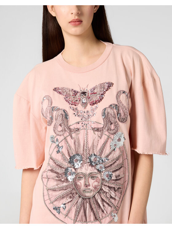 PHILIPP PLEIN PHILIPP PLEIN Vestito da giorno 29836 Rosa Over Fit