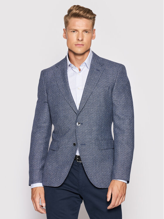 Giacca da abito Jawen 50450665 Blu scuro Regular