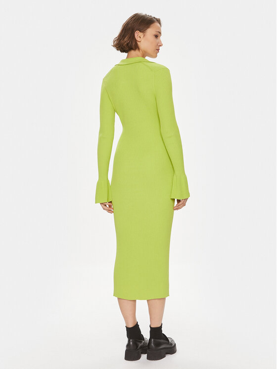 HUGO Hugo Džemper haljina Sharren 50507922 Zelena Slim Fit