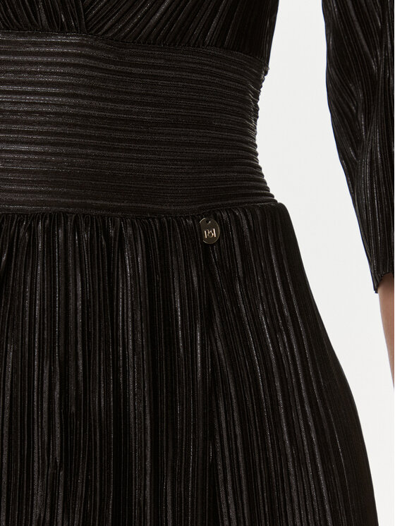 Rinascimento Rinascimento Kokteilinė suknelė CFC0019315002 Juoda Regular Fit