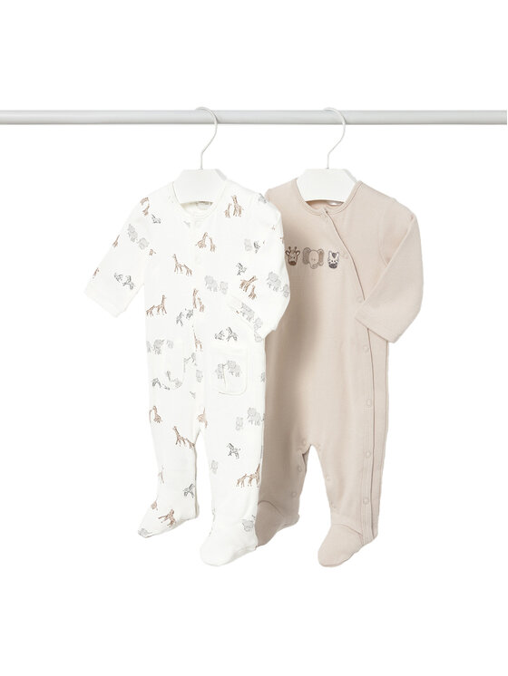 Mayoral Mayoral 2er-Set Strampler 2703 Beige