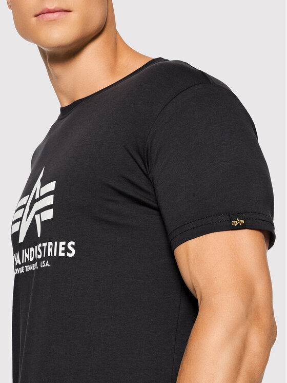 Alpha Industries Alpha Industries Tričko Basic 100501 Sivá Regular Fit