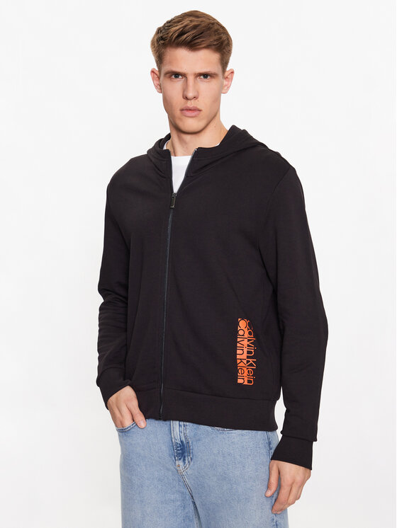 Calvin Klein Bluză Logo K10K112204 Negru Regular Fit