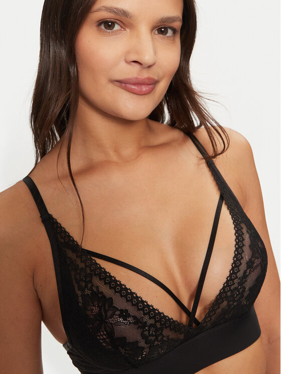 Hunkemöller Hunkemöller Reggiseno Bralette Remi 206154 Nero