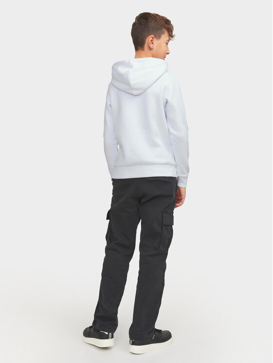 Jack&Jones Junior Jack&Jones Junior Суитшърт Steel 12249653 Бял Regular Fit