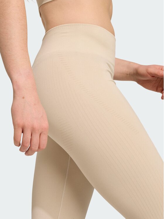 adidas adidas Legginsy 151341 Beżowy Fitted Fit