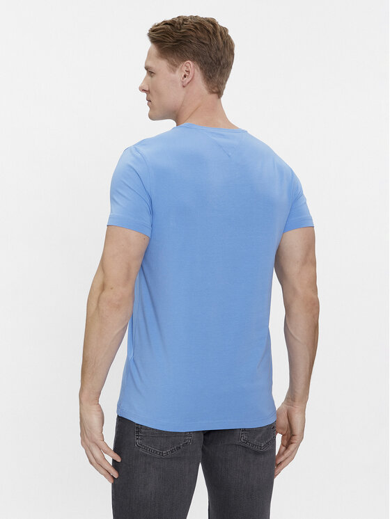 Tommy Hilfiger Tommy Hilfiger T-Shirt MW0MW10800 Niebieski Slim Fit