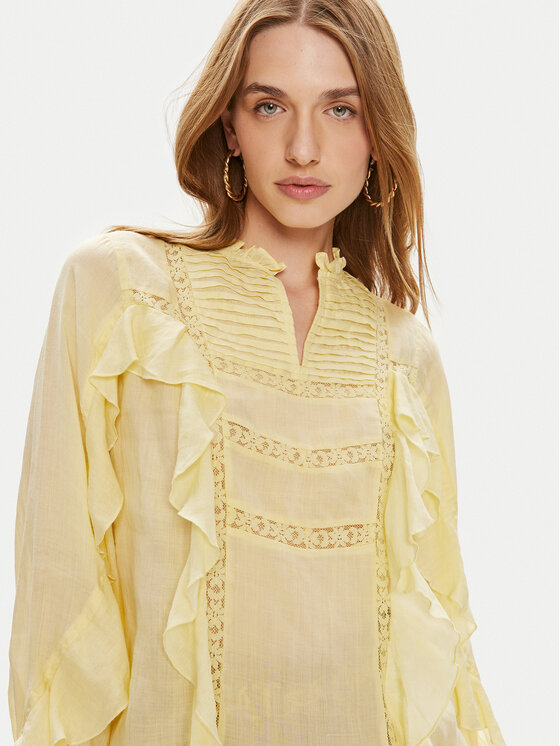 TWINSET TWINSET Μπλουζάκι 241TP2530 Κίτρινο Relaxed Fit