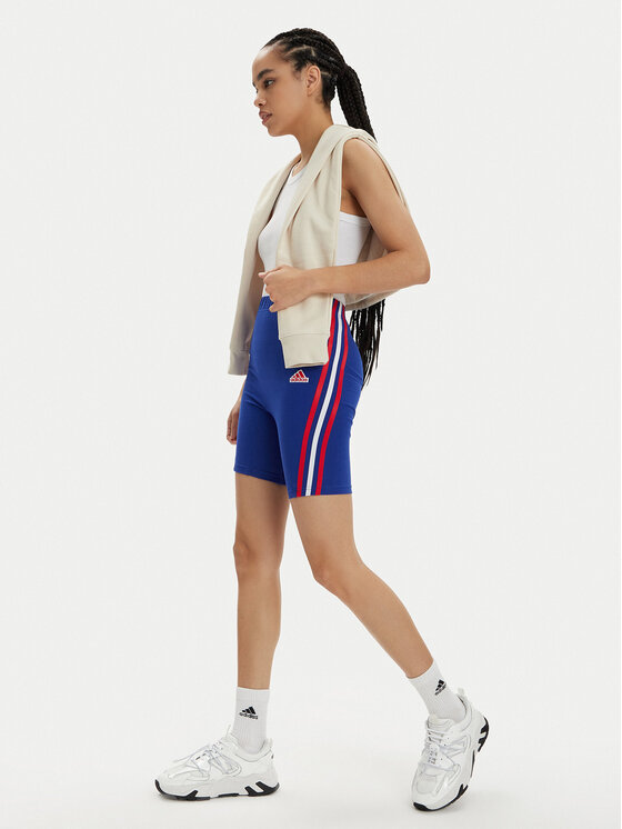 adidas adidas Biciklističke hlače Future Icons 3-Stripes IS3235 Plava Slim Fit