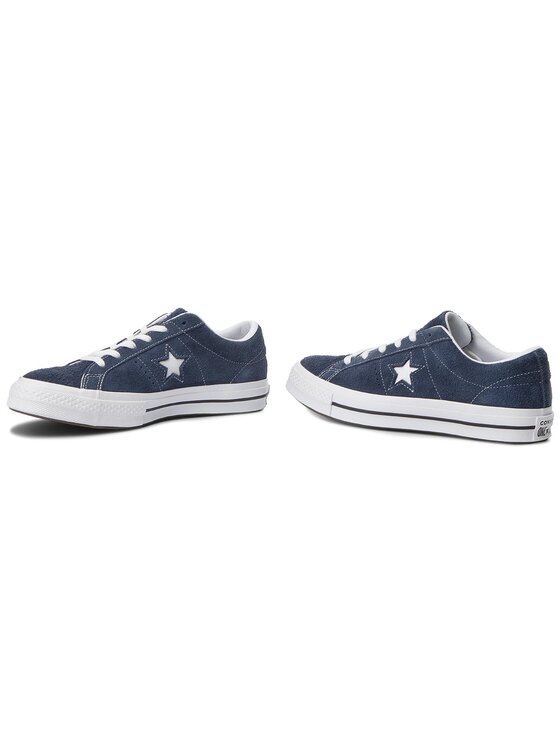 Converse Tennis One Star Ox 158371C Bleu marine • Modivo.fr