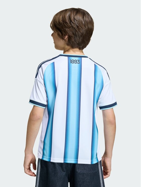 adidas adidas Koszulka techniczna Argentina 26 Home Kids Jersey Biały Regular Fit