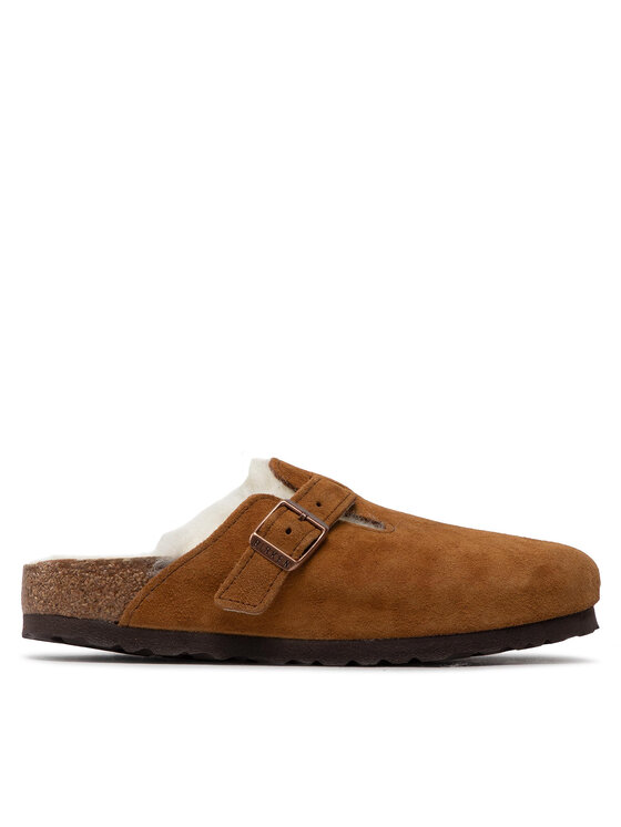 Birkenstock Birkenstock Šlepetės Boston Vl/Sheraling 1001141 Ruda