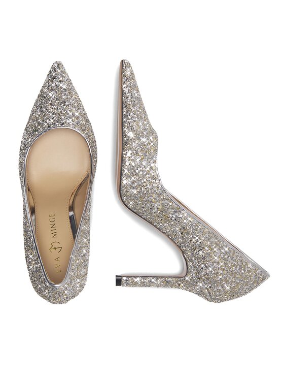 Eva Minge Eva Minge High Heels IVERA-V1360-18-3 Silberfarben