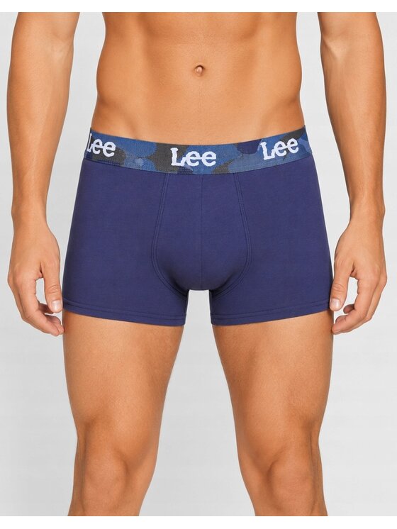 Lee Lee Bokserki Parsons 3 Pack Organic Cotton Elastane Trunks Kolorowy