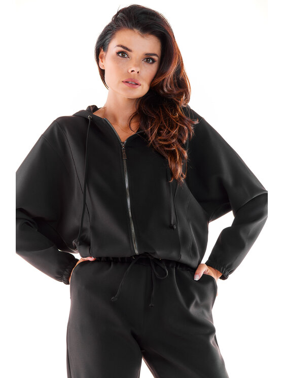 Awama Awama Bluza A590 Czarny Basic Fit